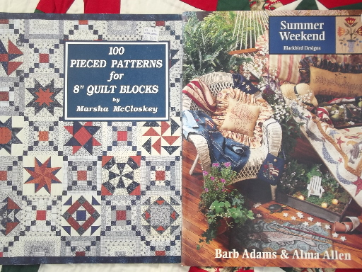 photo of quilt books lot - country primitive folk art patchwork quilting patterns #15