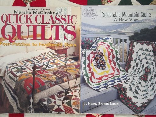 photo of quilt books lot - country primitive folk art patchwork quilting patterns #17