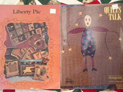 photo of quilt books lot - country primitive folk art patchwork quilting patterns #25