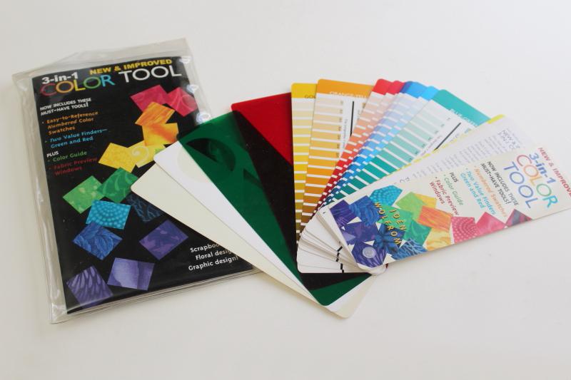 photo of quilters artists decorators Color Tool swatches palette complementary colors scale #1