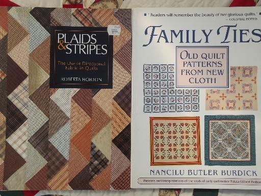 photo of quilting books lot - patchwork quilt blocks, historic / vintage patterns #2