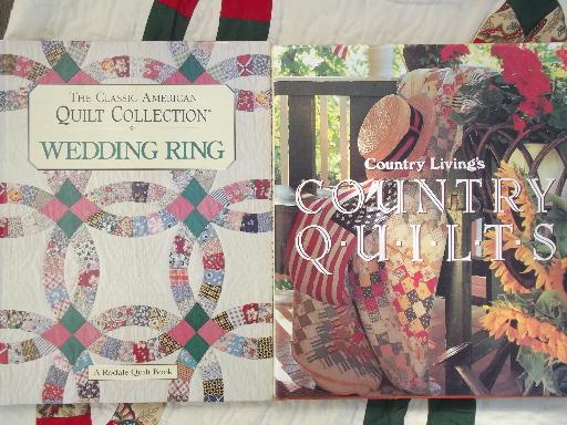 photo of quilting books lot - patchwork quilt blocks, historic / vintage patterns #4