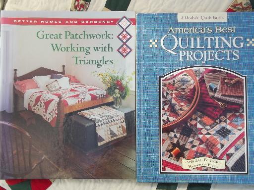 photo of quilting books lot - patchwork quilt blocks, historic / vintage patterns #5