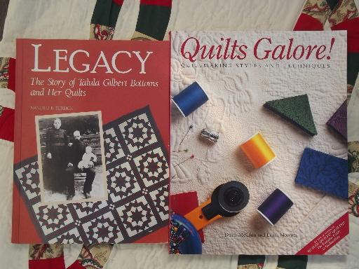 photo of quilting books lot - patchwork quilt blocks, historic / vintage patterns #8