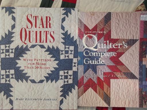 photo of quilting books lot - patchwork quilt blocks, historic / vintage patterns #11