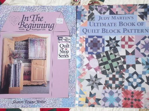 photo of quilting books lot - patchwork quilt blocks, piecing patterns & techniques  #2