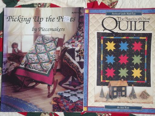 photo of quilting books lot - patchwork quilt blocks, piecing patterns & techniques  #7