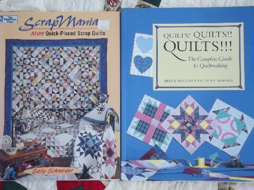 photo of quilting books lot - patchwork quilt blocks, piecing patterns & techniques  #10