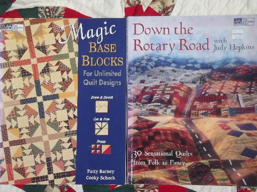 photo of quilting books lot - patchwork quilt blocks, piecing patterns & techniques  #15