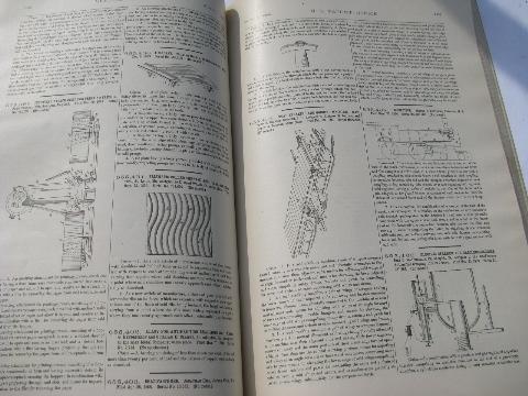 photo of rare antique 1900 illustrated issue of US Patent Office Gazette w/drawings/engravings #2