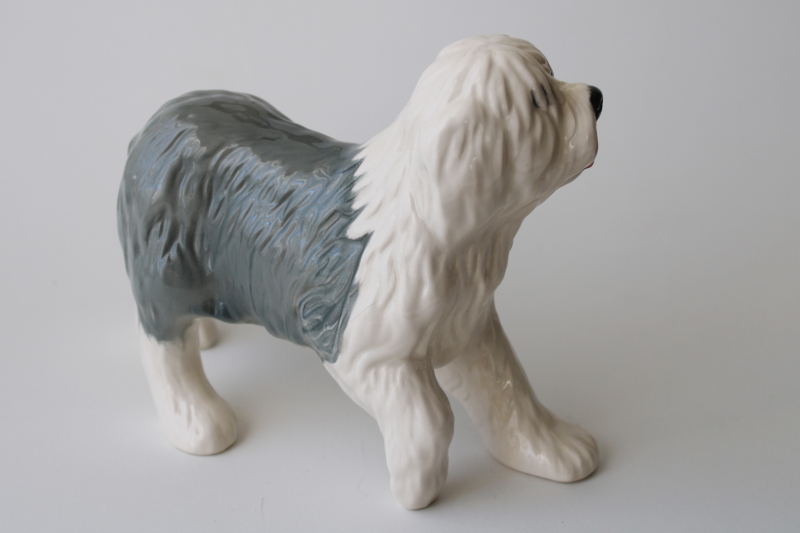 photo of rare large china dog figurine, vintage Royal Doulton Old English Sheepdog #3