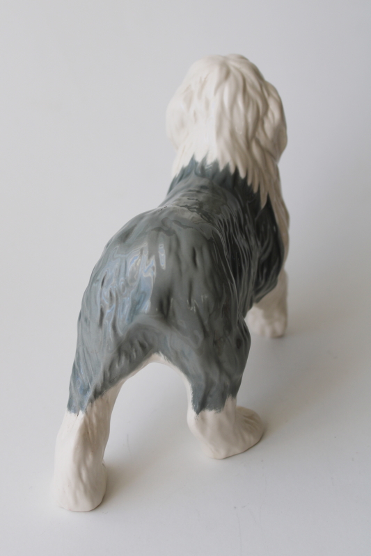 photo of rare large china dog figurine, vintage Royal Doulton Old English Sheepdog #4