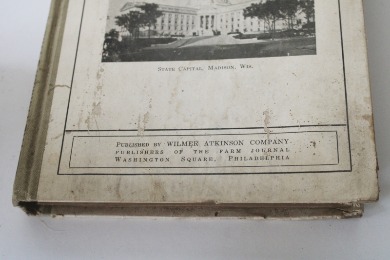 photo of rare old Dane County Wisconsin rural directory names & addresses, local ads vintage 1928  #8