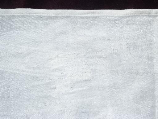 photo of rare old railroad dining car tablecloth, Southern Pacific train line #4