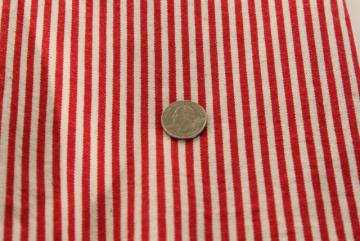 catalog photo of rare red hickory stripe vintage work wear clothes fabric railroad striped cotton