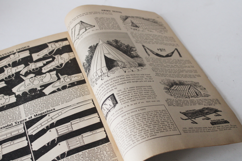 photo of rare true vintage Bannerman Military Goods catalog, surplus historical reproductions antique swords guns uniforms #3