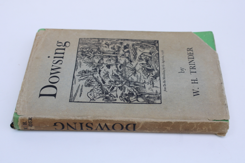 photo of rare vintage books W H Trinder, Henry de France Elements of Dowsing #6