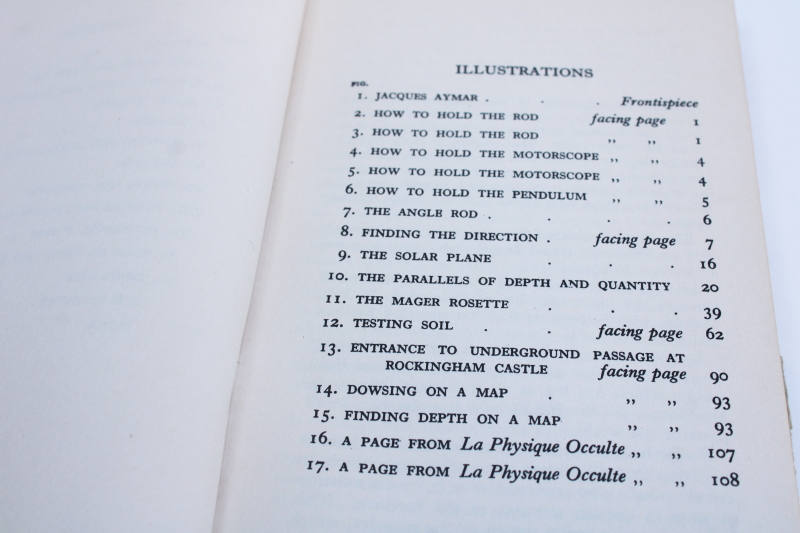 photo of rare vintage books W H Trinder, Henry de France Elements of Dowsing #8