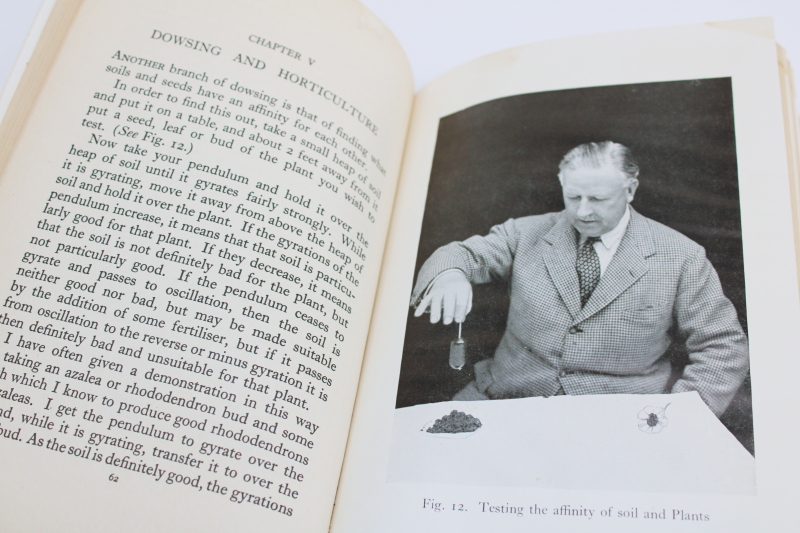 photo of rare vintage books W H Trinder, Henry de France Elements of Dowsing #9