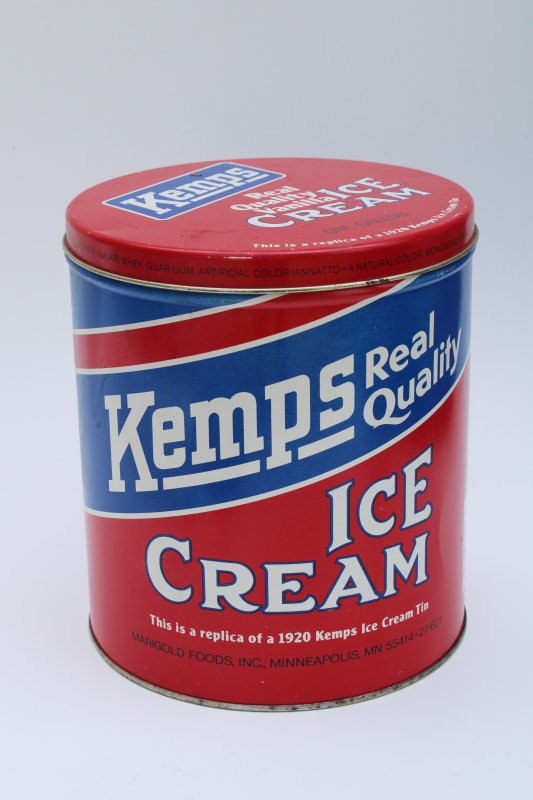 thumbnail image 2 of Tinworld Kemps Ice Cream Tin Sign – 8x11, Vintage Farmhouse Decor, Made In USA 2 of 5