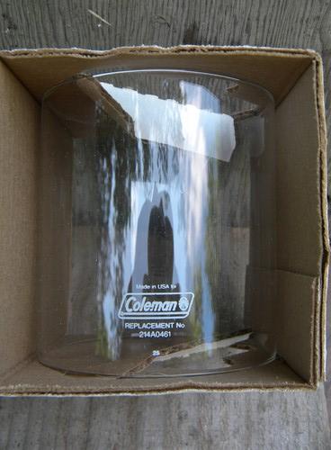 photo of replacement glass globe for Coleman camping lantern - part no 214A0461 #3