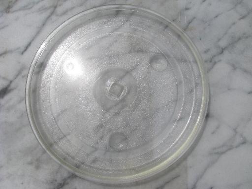 photo of replacement glass tray, microwave oven turntable plate part 14 736T017P01 #1