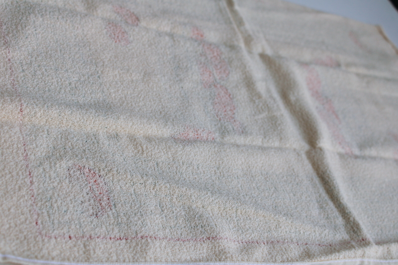 photo of retro mushroom print vintage cotton terrycloth kitchen towel, porcini mushrooms  #5