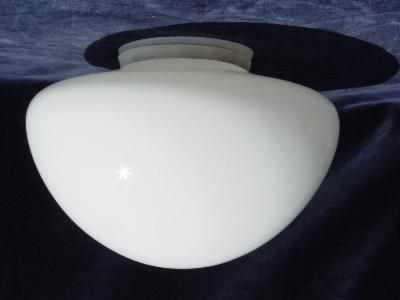 photo of retro vintage 60's mushroom lamp glass shade #1