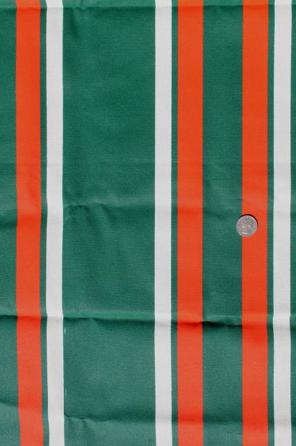 photo of retro vintage Gulf Stream awning striped cotton canvas, weatherproof sun / water proof fabric  #2