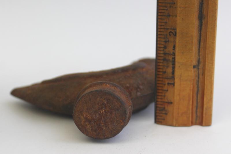 photo of rusty old cast iron song bird, decorative finial or windmill weight ornament? #5