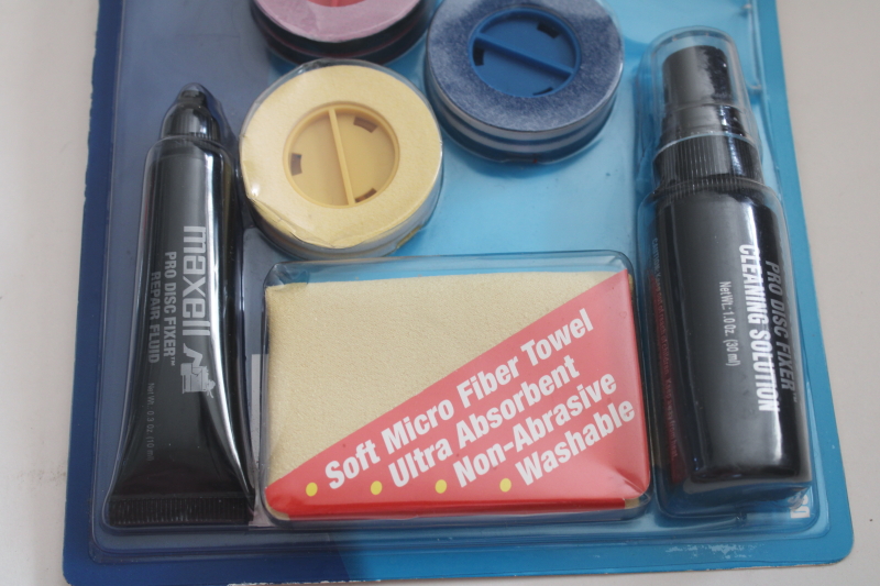 photo of sealed refill kit for Maxell Pro disc fixer, CD ROM, CD, DVD repair system  #2