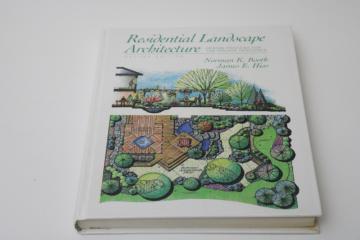 catalog photo of second edition textbook Residential Landscape Architecture exterior design for home builders