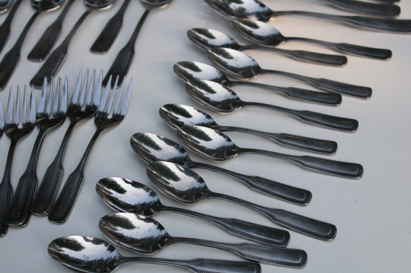 thumbnail image 2 of Salem 1776 Stainless Steel Satin Handle Flatware - Japanese Made, Discontinued Pattern 2 of 5