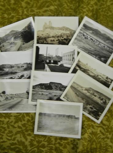 photo of set vintage sepia US Highway 66 New Mexico photo Southwest Postcard Co #2