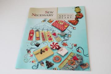 sewing accessories to sew needlework patterns booklet Art to Heart Sew Necessary 