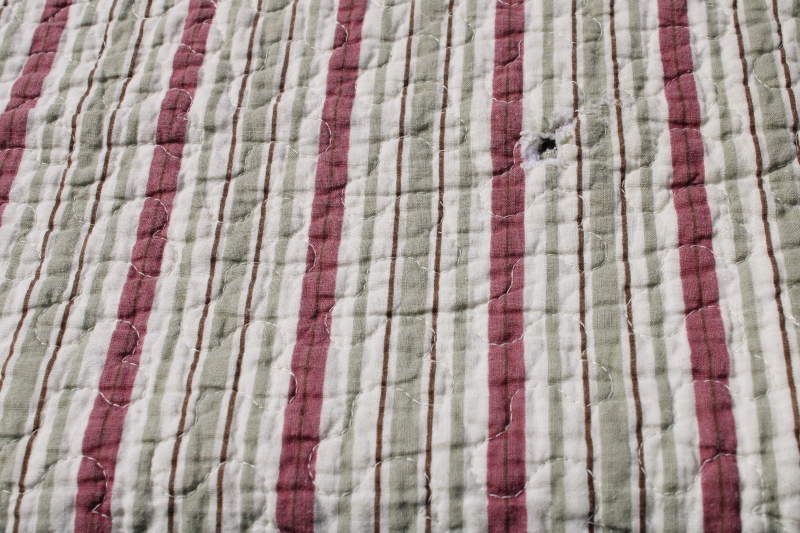 photo of shabby roses floral print cotton quilt bed cover, girly dreamy cottagecore bedding #7