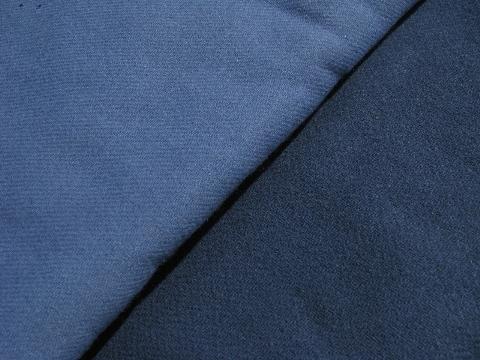 photo of shades of blue, lot vintage wool fabric for sewing crafts, felting, braiding rugs #2