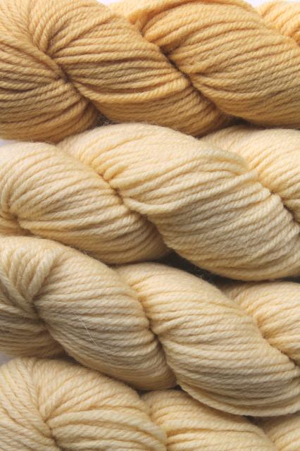 photo of shades of french ivory vintage Bucilla tapestry wool yarn for needlepoint crewel embroidery #2