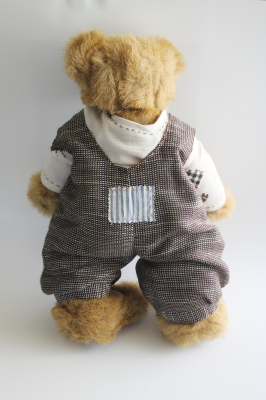 photo of signed Lonnie St Martin teddy Billy Bear large jointed posable stuffed toy w/ tag vintage 90s  #7