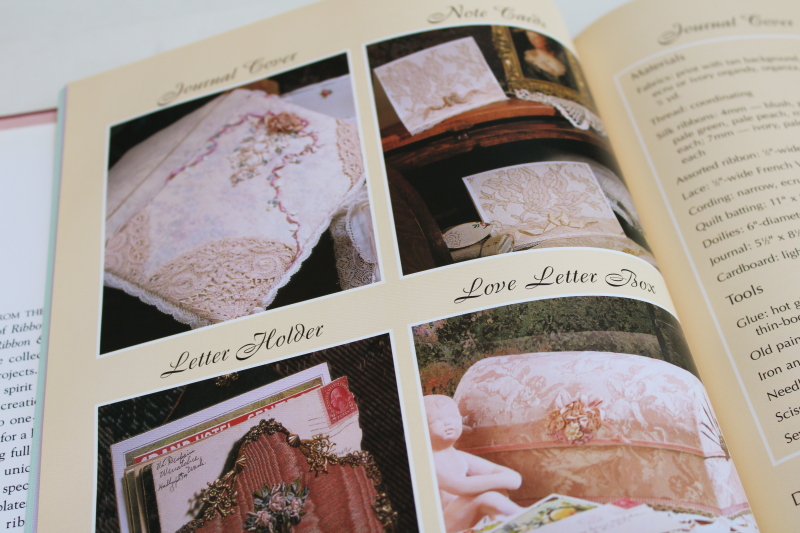 photo of silk ribbon embroidery heirloom sewing clothes & keepsakes to stitch, needlework book  #3