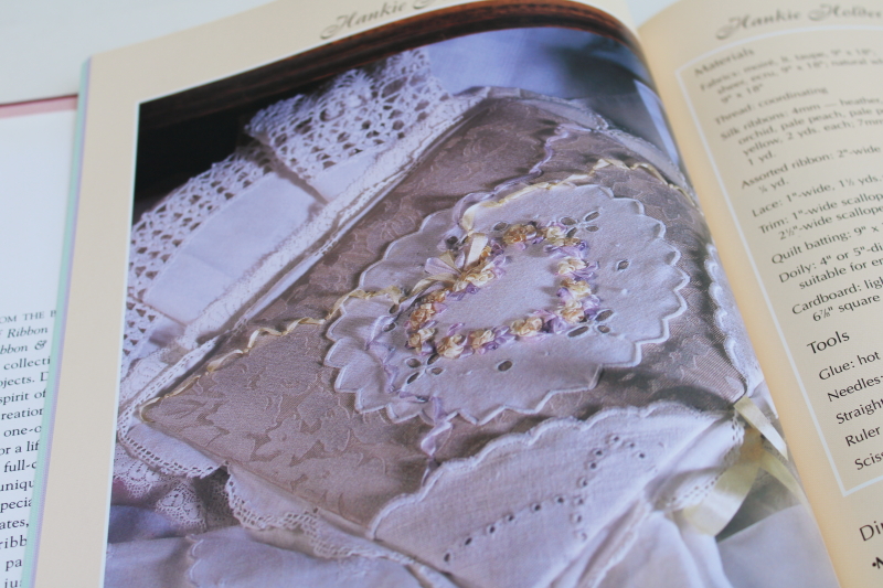 photo of silk ribbon embroidery heirloom sewing clothes & keepsakes to stitch, needlework book  #4