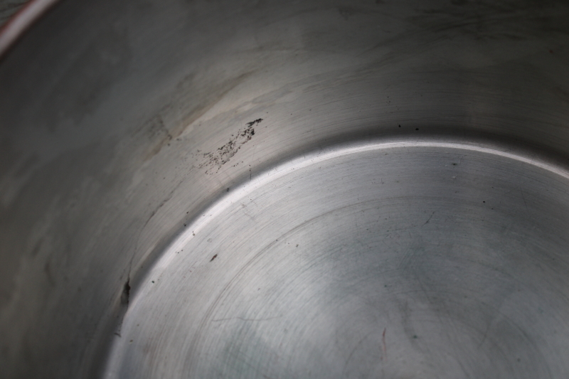 photo of small copper stockpot, 1980s vintage made in Portugal copper cookware, 3 qt pot without lid  #4