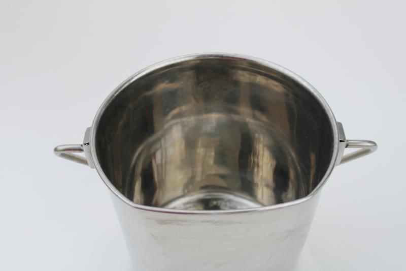 photo of small stainless steel pail w/ handle, goat milking bucket, food grade dairy equipment #4