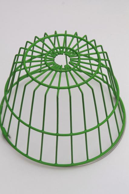 photo of small wire egg basket, vintage style new farm garden chicken egg collecting basket #8