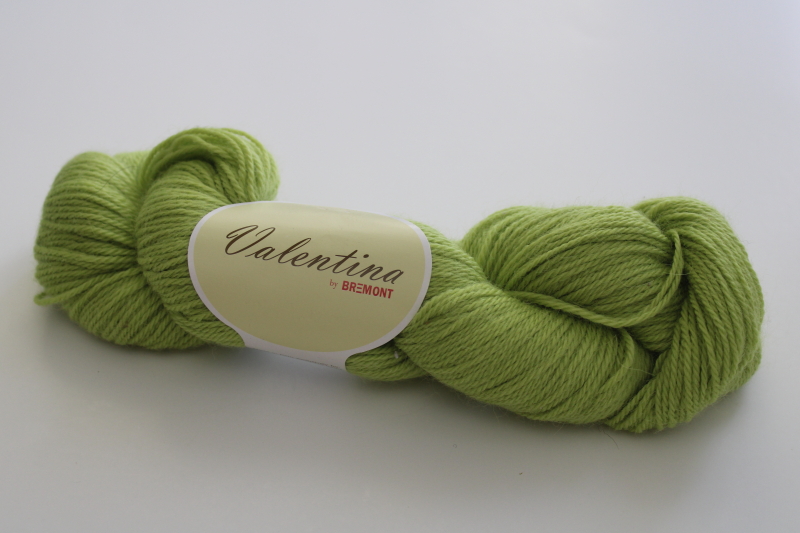 photo of so soft alpaca / wool yarn Bremont Valentina spring green discontinued color #1