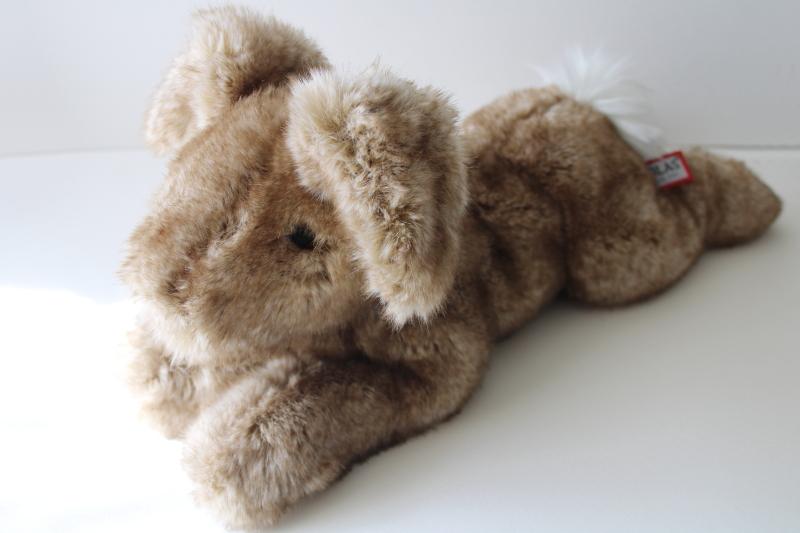 photo of soft floppy lop ears rabbit Douglas plush stuffed animal very posable Easter bunny toy #1