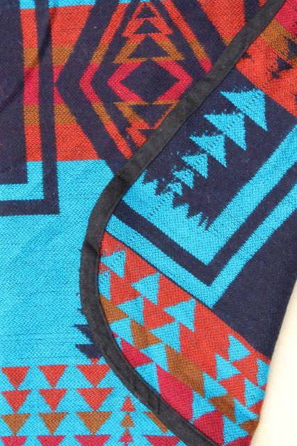 photo of soft vintage camp blanket, Chief Joseph pattern Indian blanket Pendleton wool? #5