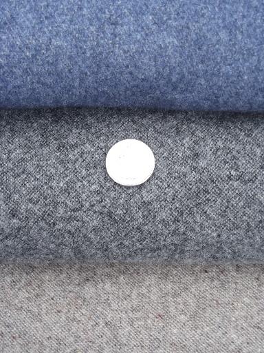 photo of soft wool fabric for penny rugs or hooked rugmaking, huge 36 lbs lot!  #5