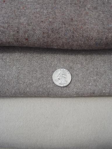 photo of soft wool fabric for penny rugs or hooked rugmaking, huge 36 lbs lot!  #8