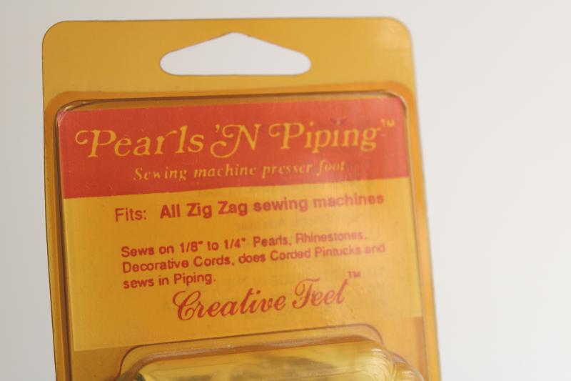 photo of specialty presser feet w/ shanks for all sewing machines - sew trims, pearls, sequins #3